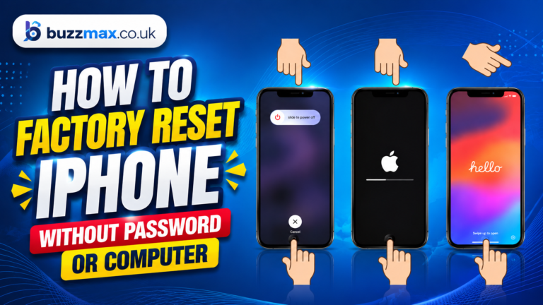 How to Factory Reset iPhone Without Password or Computer: Complete Guide